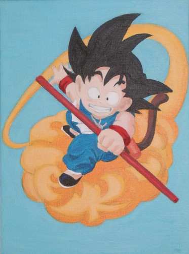 Wallpapers Art - Painting Cartoons dragon ball