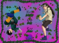 Fonds d'cran Manga Neji VS Lee