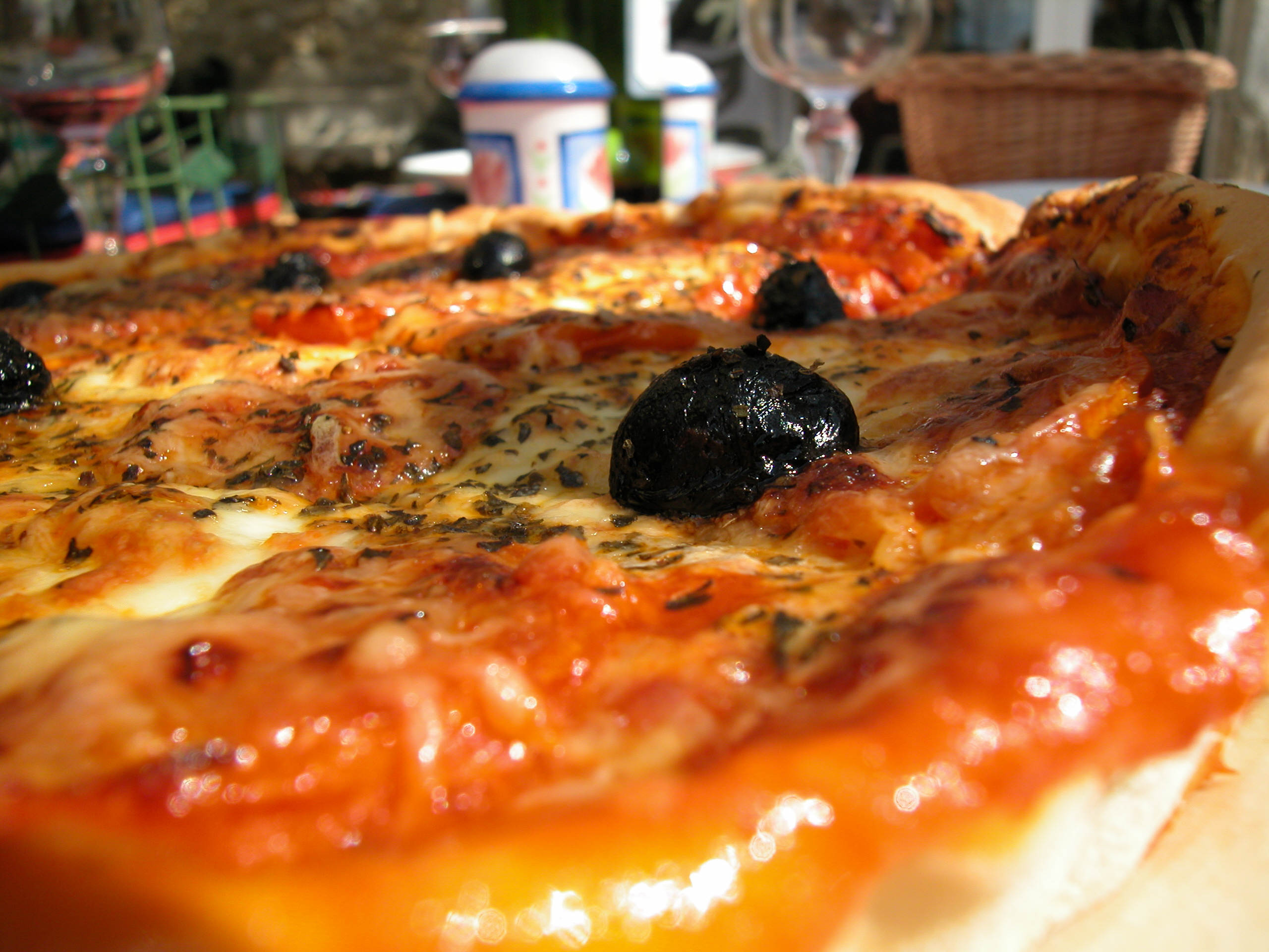 Fonds d'cran Objets Nourriture Pizza