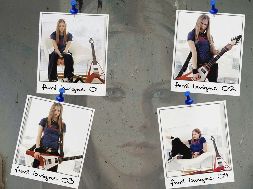 Wallpapers Music Avril Lavigne Polaroide