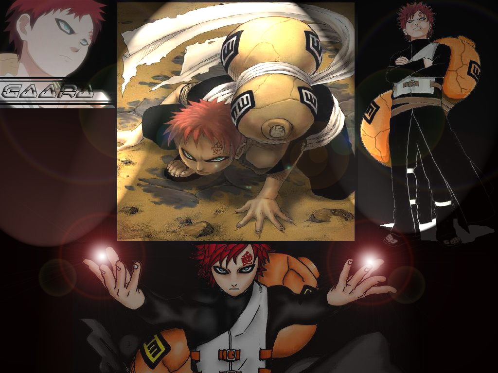 Fonds d'cran Manga Naruto Gaara