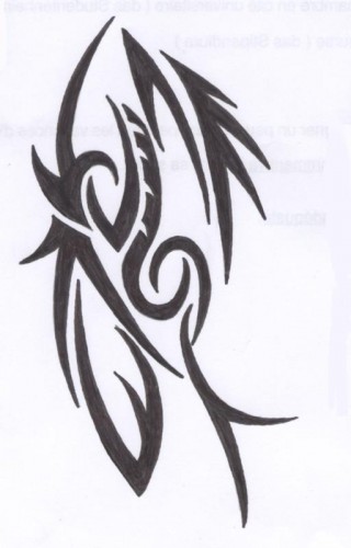 Wallpapers Art - Pencil Tattoos Tribal n1