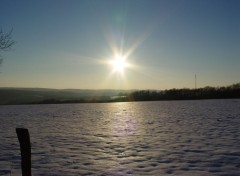 Fonds d'cran Nature Soleil et neige