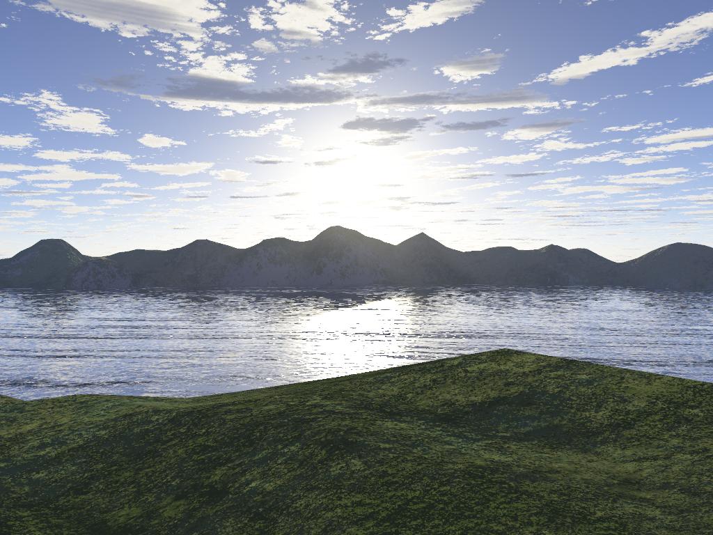 Fonds d'cran Art - Numrique 3D - Terragen loch ness virtuel