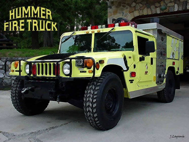 Wallpapers Cars Hummer Hummer Fire Truck