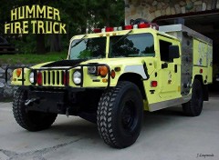 Fonds d'cran Voitures Hummer Fire Truck