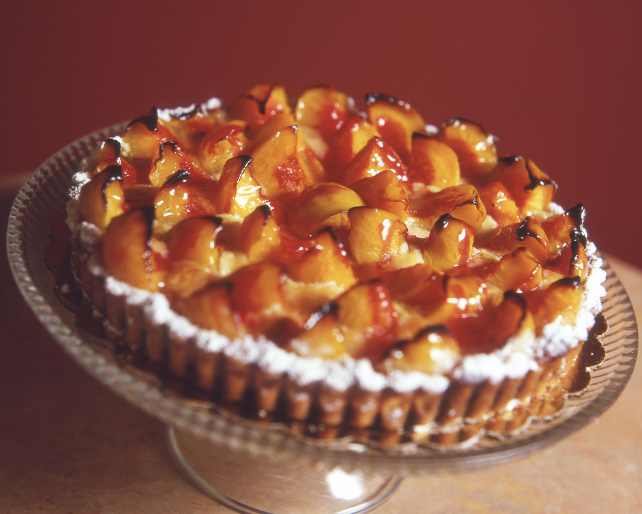 Fonds d'cran Objets Tartes - Gateaux tarte aux peches