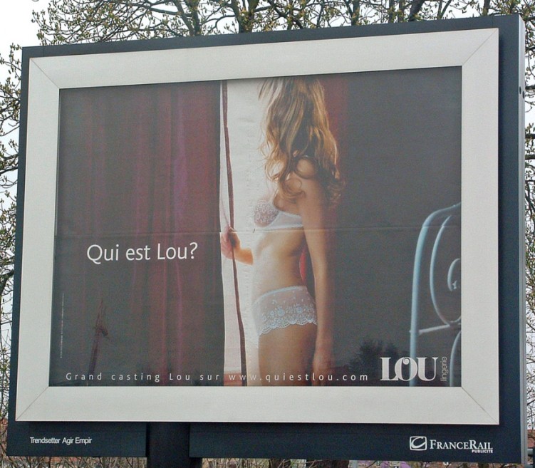 Fonds d'cran Grandes marques et publicit Affiches de publicit Pub Lou (1/2)