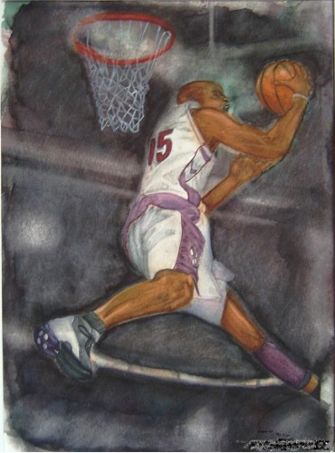 Wallpapers Art - Painting Sport Basketteur 2