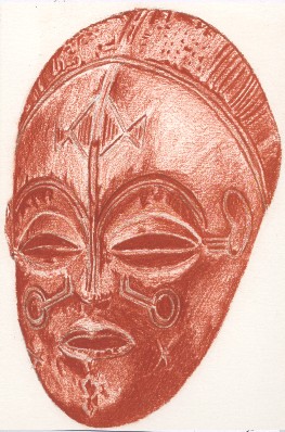 Fonds d'cran Art - Crayon Masques Masque Africain