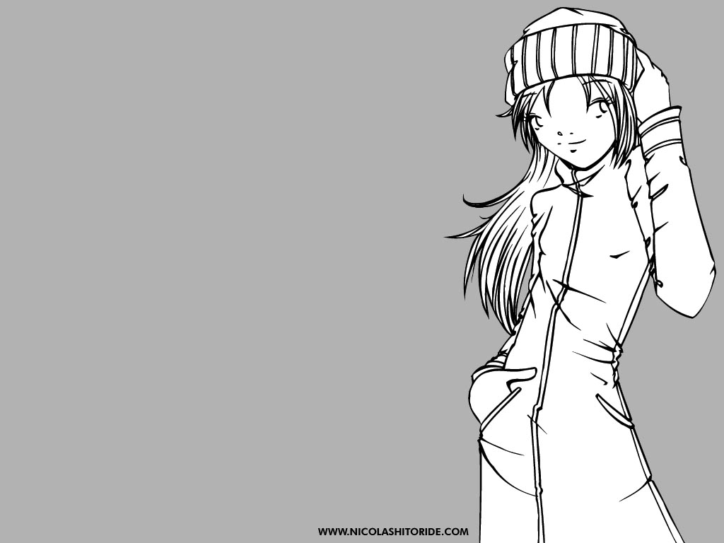 Wallpapers Manga Authors - Nicolas Hitoride the girl in grey