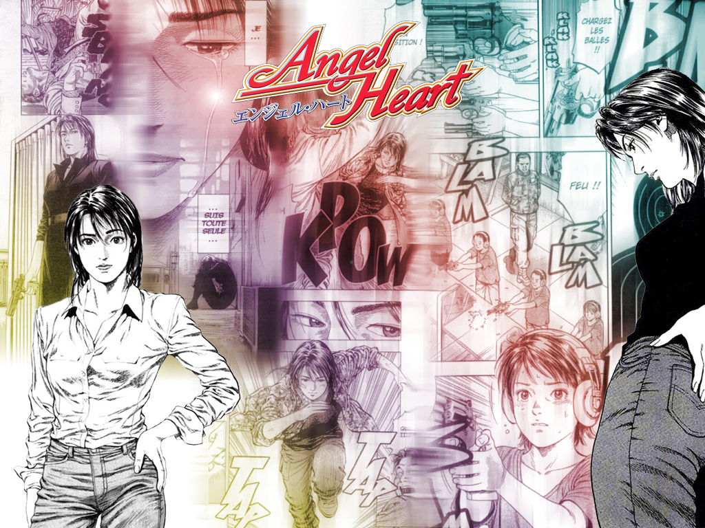 Fonds d'cran Manga Angel Heart Glass Heart