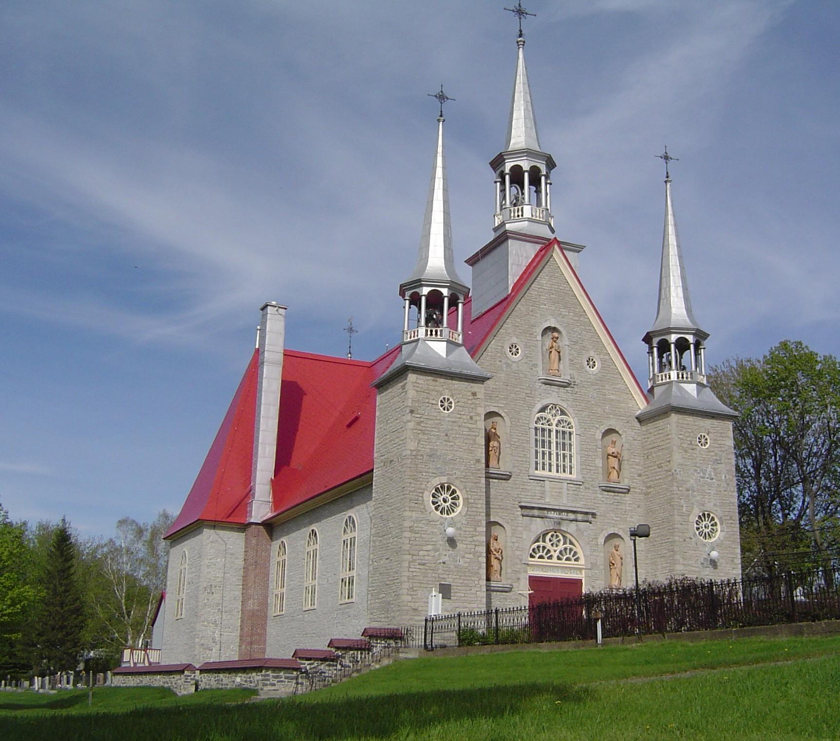 Fonds d'cran Constructions et architecture Edifices Religieux glise le D'Orlans (ST-Famille),Qubec