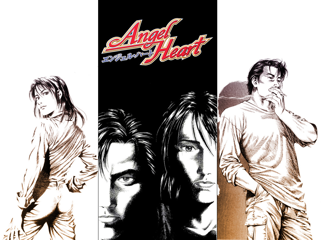 Fonds d'cran Manga Angel Heart Glass Heart & City Hunter