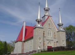 Fonds d'cran Constructions et architecture glise le D'Orlans (ST-Famille),Qubec