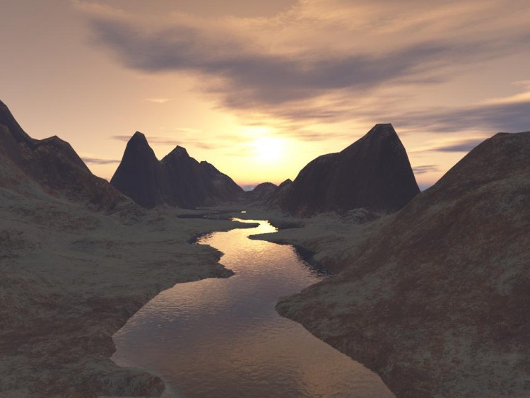 Wallpapers Digital Art 3D - Terragen ptite rivire