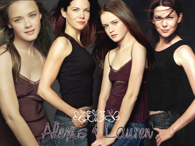 Wallpapers TV Soaps Gilmore Girls Alexis&Lauren