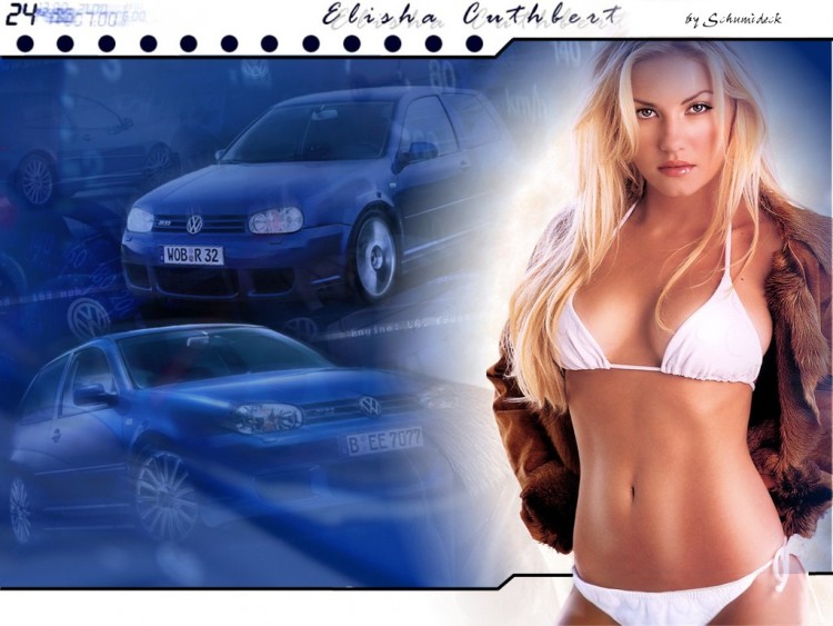 Wallpapers Cars Girls and cars Elisha Cuthbert