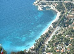 Wallpapers Nature Vue panoramique du village d'Eze