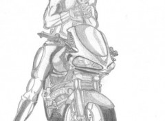 Wallpapers Art - Pencil Motard