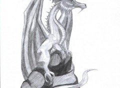 Wallpapers Art - Pencil Dragon