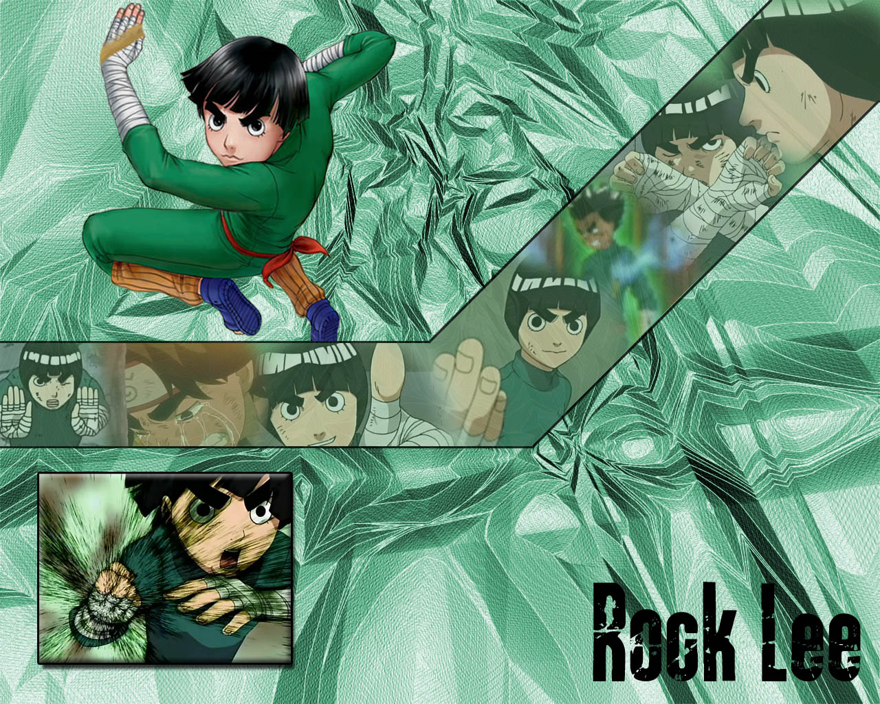 Fonds d'cran Manga Naruto Rock Lee