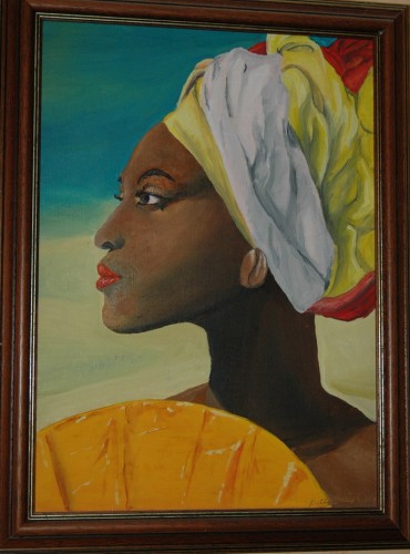 Fonds d'cran Art - Peinture Portraits - Visages une africaine