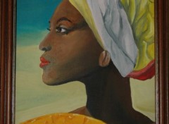 Wallpapers Art - Painting une africaine