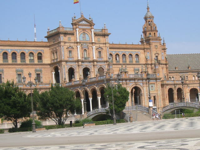 Fonds d'cran Voyages : Europe Espagne Andalousie- La place d' Espagne  Sville