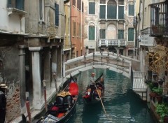 Fonds d'cran Voyages : Europe Venise- Gondolier