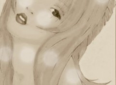 Wallpapers Art - Pencil Aya de Paradise eve