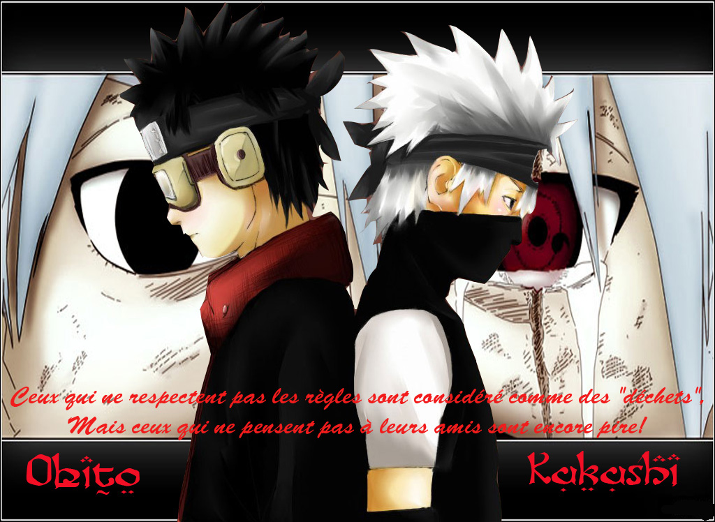 Wallpapers Manga Naruto kakashi et obito