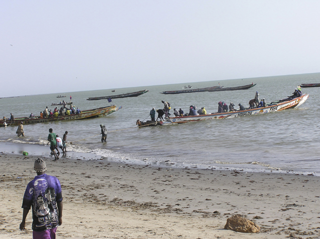 Fonds d'cran Voyages : Afrique Sngal Port de Joal