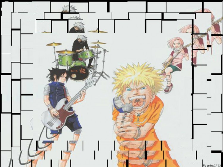 Fonds d'cran Manga Naruto chanson