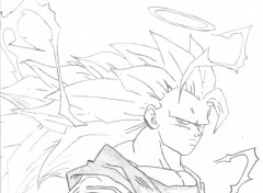 Fonds d'cran Art - Crayon goku partie 1