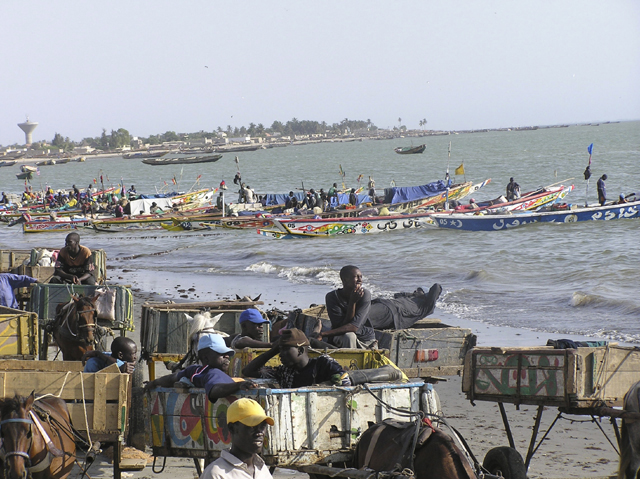 Fonds d'cran Voyages : Afrique Sngal Port de Joal