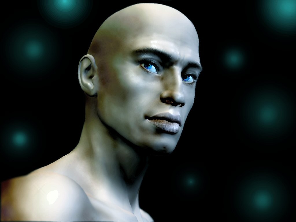 Wallpapers Digital Art 3D - Poser Man from Neptune