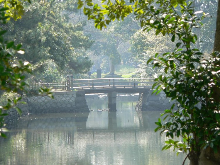 Wallpapers Nature Parks - Gardens Pont  Hama Rikyu