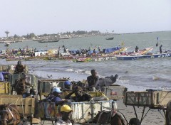 Fonds d'cran Voyages : Afrique Port de Joal