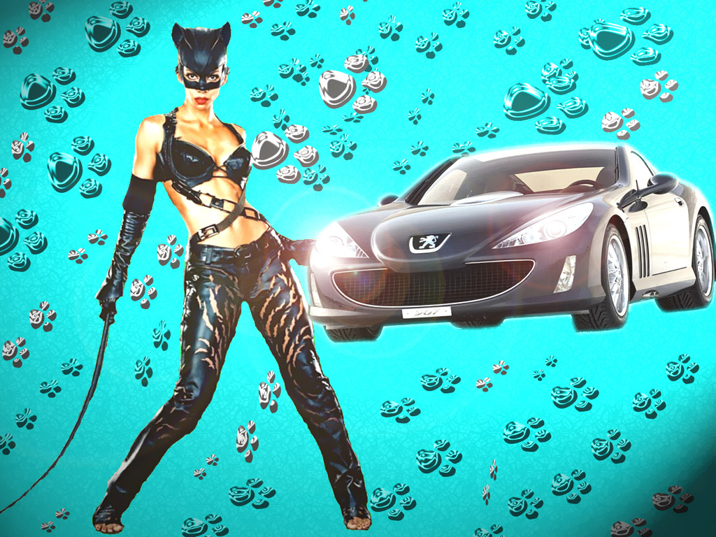 Wallpapers Cars Girls and cars Catwoman