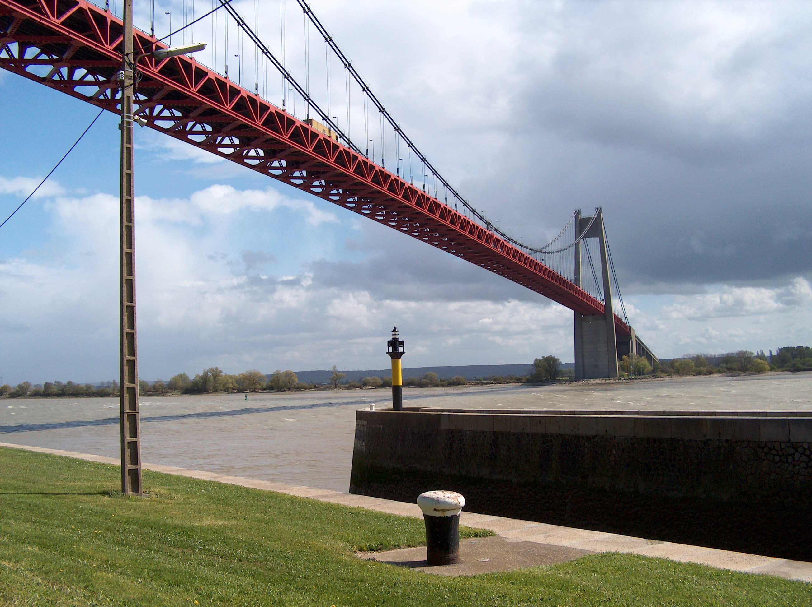 Wallpapers Trips : Europ France > Normandie Le pont de Tancarville