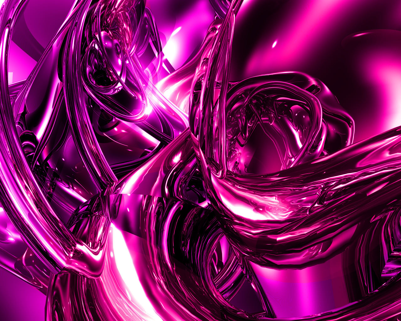 Fonds d'cran Art - Numrique 3D - Bryce Abstract PINK