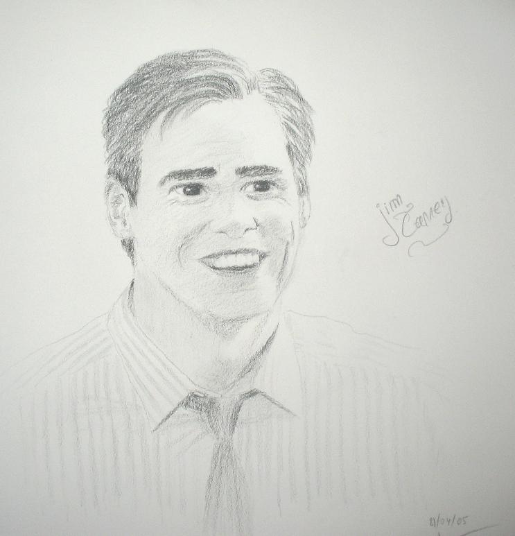 Wallpapers Art - Pencil Portraits Jim Carrey