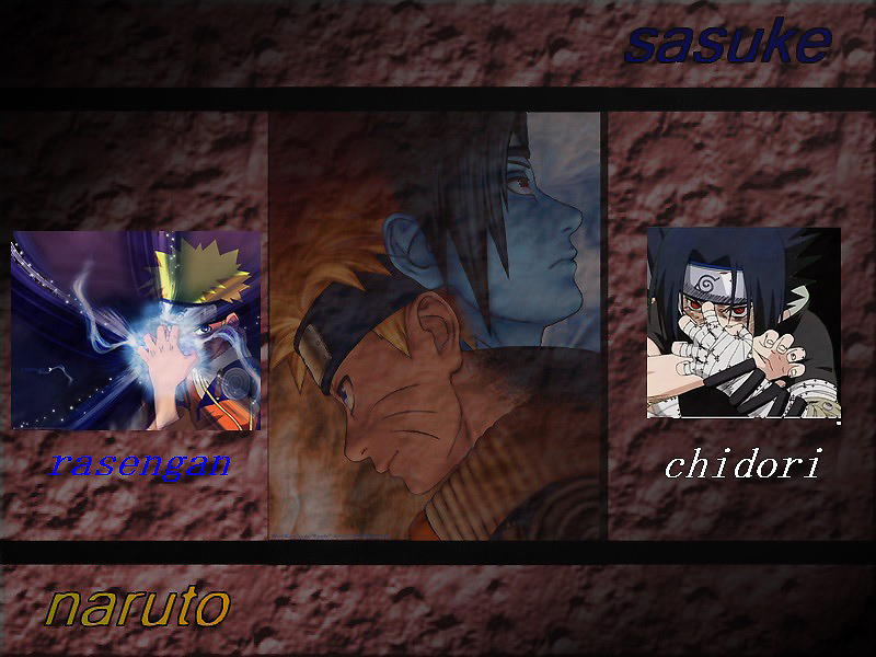 Fonds d'cran Manga Naruto naruto vs sasuke