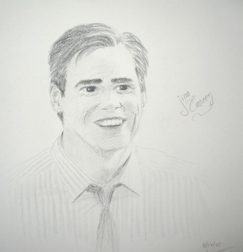 Wallpapers Art - Pencil Portraits Jim Carrey