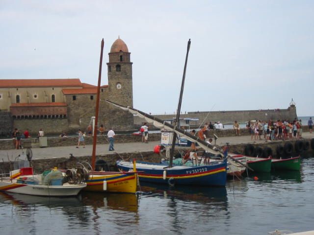 Wallpapers Trips : Europ France > Midi-Pyrnes Les barques  Collioure