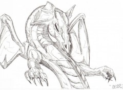 Wallpapers Art - Pencil Dragon solitaire