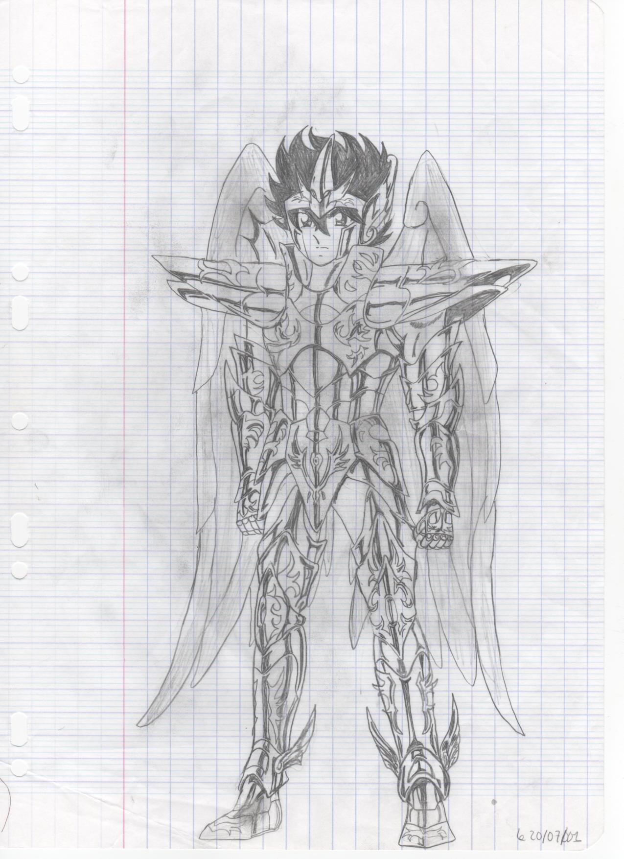 Fonds d'cran Art - Crayon Manga - Saint Seiya Seyar