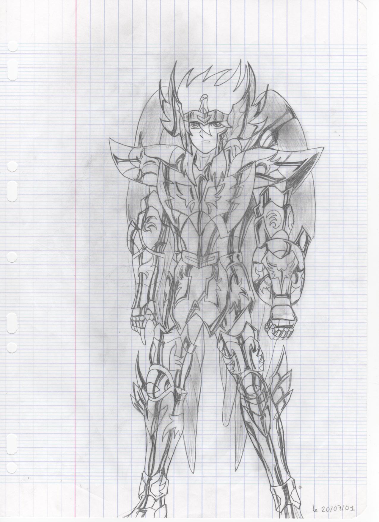 Fonds d'cran Art - Crayon Manga - Saint Seiya Hyga, Saint Seiya