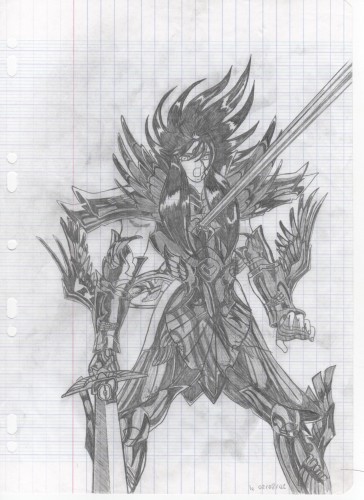 Wallpapers Art - Pencil Manga - Saint Seiya Hads, Saint Seiya